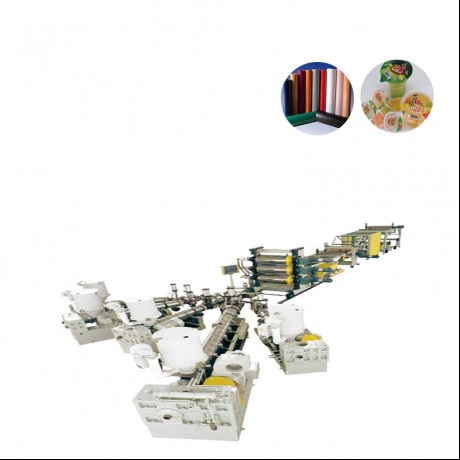 PP, EVA, EVOH, PS និង PE Multi-Layer Sheet Co-Extrusion Line