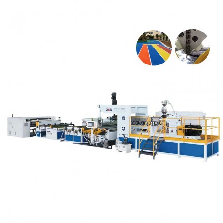 TPE/TPU ម៉ាស៊ីនកំដៅប្លាស្ទិក Prefabricated Track Extrusion Machine
